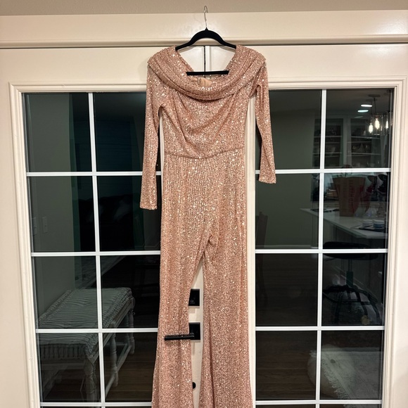 Pants - Mac Duggal Sequin Jumpsuit Size 2